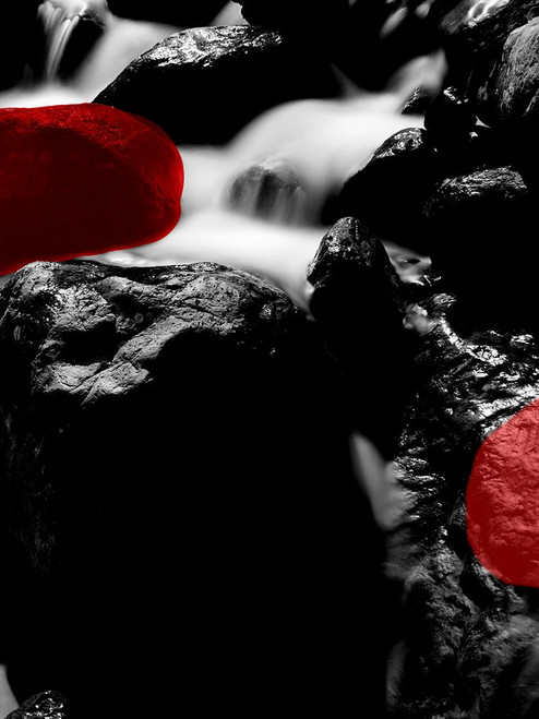 Red Rocks River 2 Poster Print - Jamie Phillip