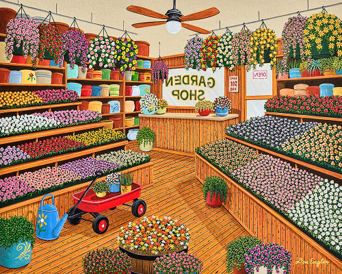 Garden Shop Poster Print - Don Engler