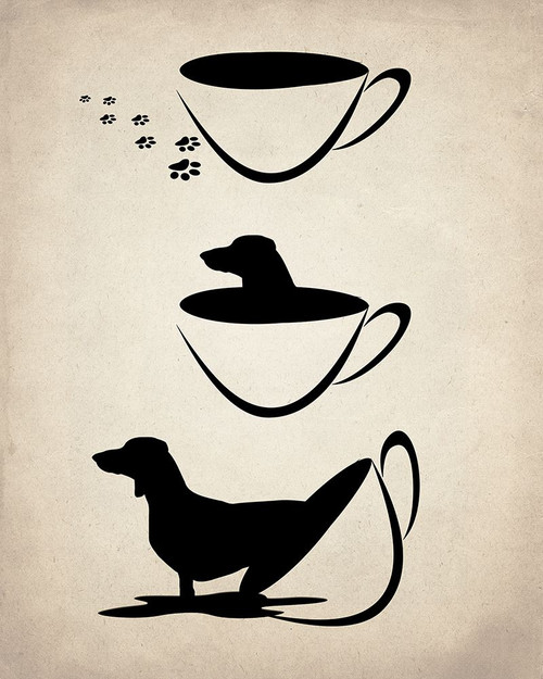Dachshund Cup Poster Print - Kimberly Allen