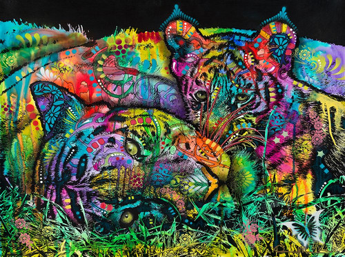 Mama Tiger and Cub Poster Print - Russo Collection Dean