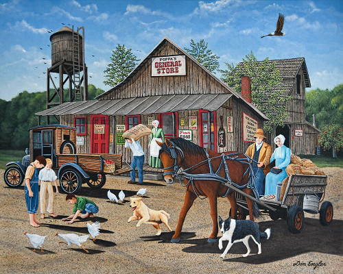 Poppas Store Poster Print - Don Engler