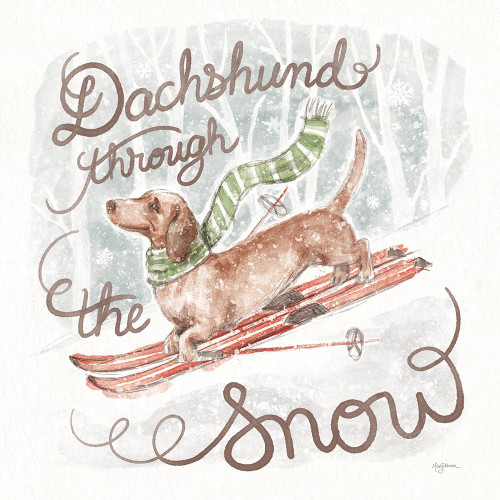 Happy Pawliday II Poster Print - Mary Urban