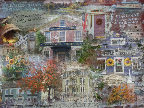 Small Town,. Big Family Poster Print - GST