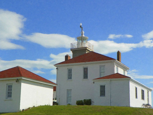 Brilliant Beacon painted Poster Print - GST