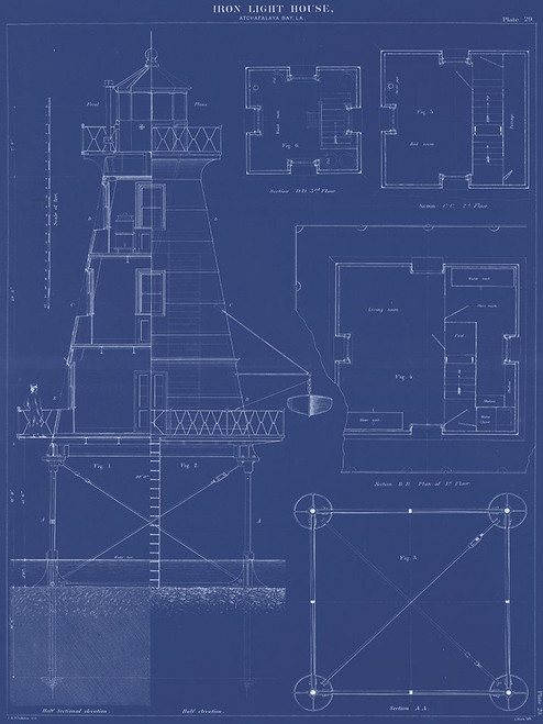 Iron Lighthouse Poster Print - GST