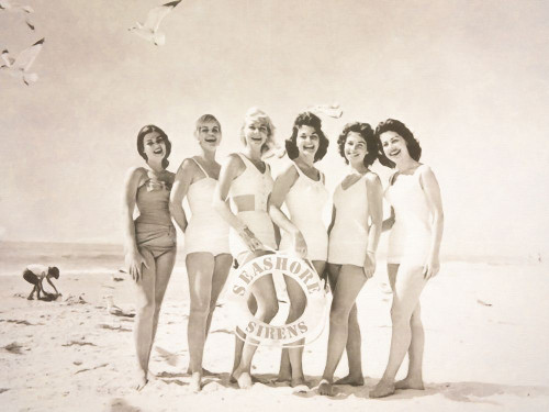 Seashore Sirens painted Poster Print - GST