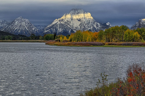 Oxbow Bend Band Of Light Poster Print - Online Galloimages