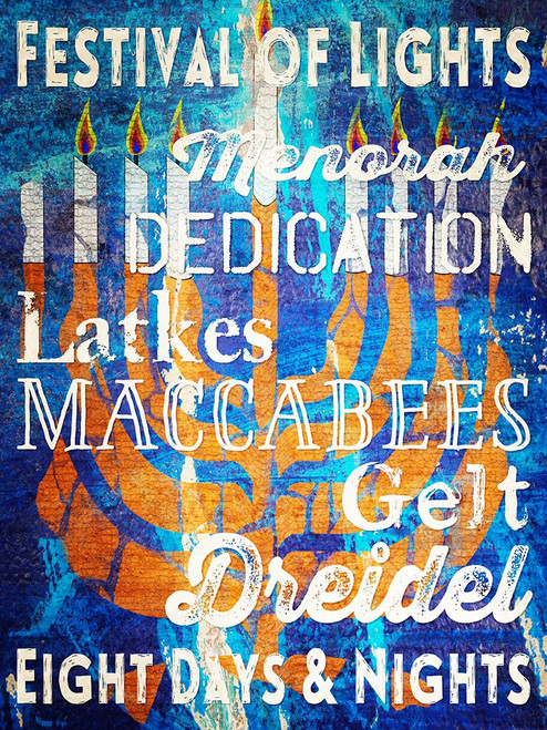 My Type O Hannukah Poster Print - GST