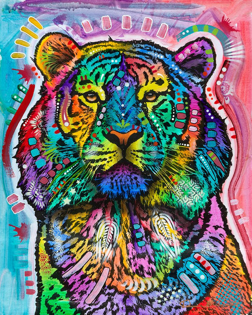 Curious Tiger Poster Print - Russo Collection Dean