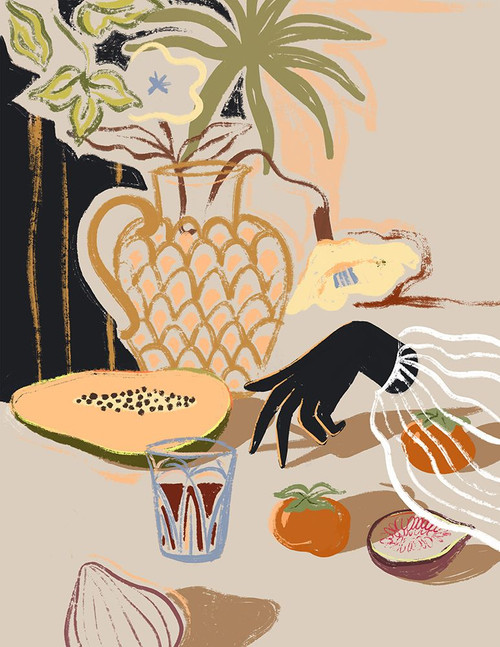 Fruitful Spread Poster Print - Arty Guava