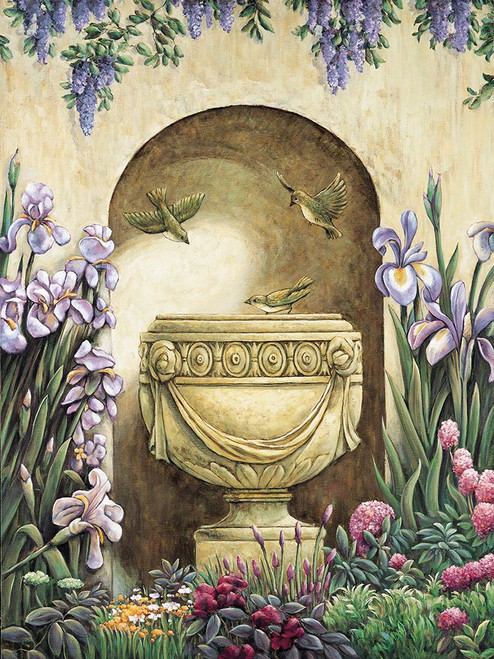Garden Alcove I Poster Print - Elizabeth Wright