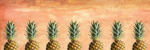 Pineapples in Pink Poster Print - GST