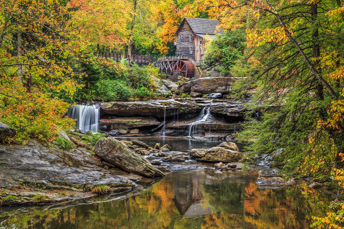Grist Mill Fall 2013 5 Poster Print - Online Galloimages