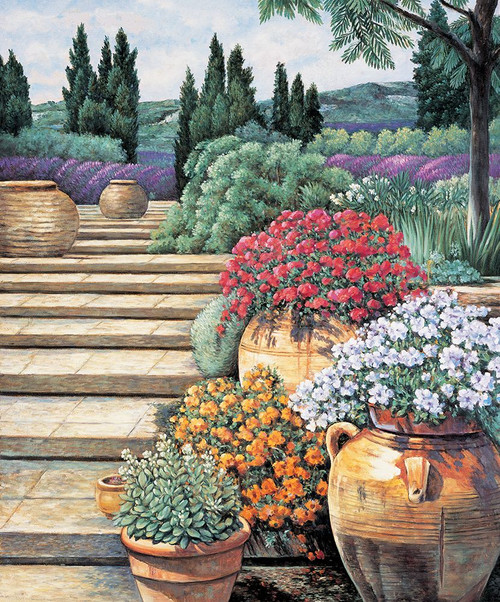 Provence Afternoon II Poster Print - Elizabeth Wright