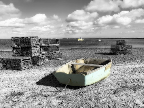 Dreamy Aqua Boat Poster Print - GST