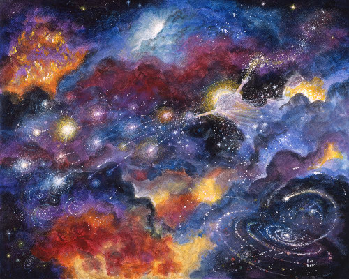 Creation Of Universe Poster Print - Bill Bell