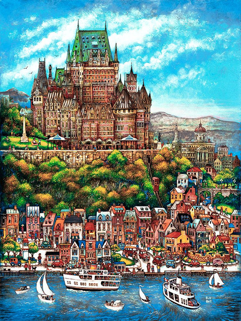 Quebec City Poster Print - Bill Bell