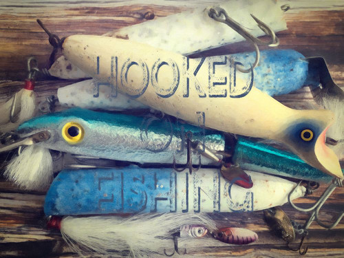 Hooked on Fishing Poster Print - GST