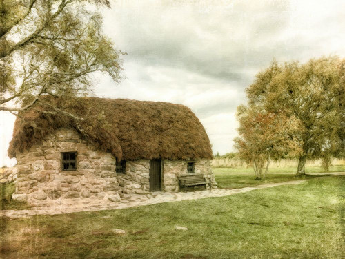 Old Leanach Cottage Poster Print - GST