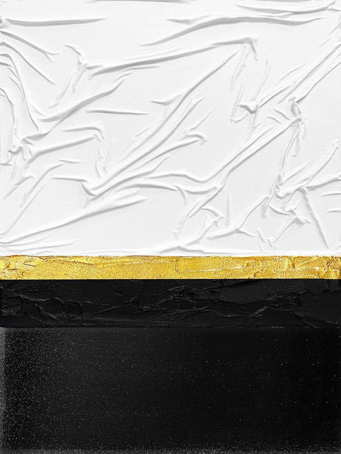 Fabric Gold And Black Poster Print - Alyson Storms