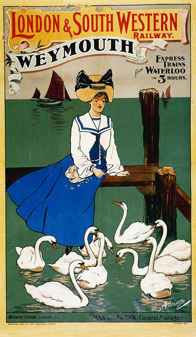 Weymouth Train Poster Poster Print - Travel Posters Vintage