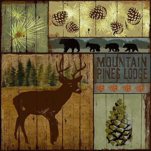 Pines and Oaks III Poster Print - Licensing Studio Art