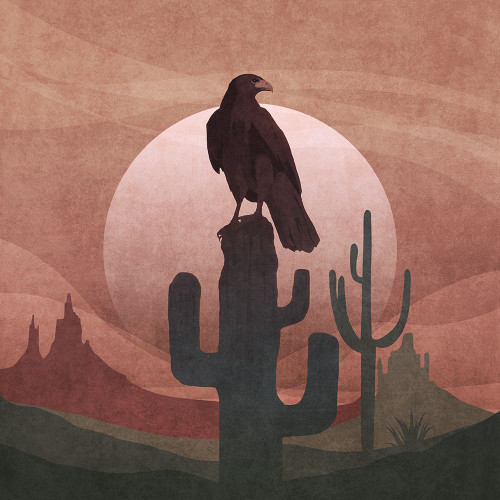 Cowboy Eagle Poster Print - Emel Tunaboylu