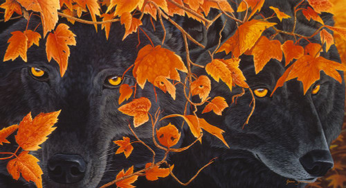 Three Wolves Poster Print - Graeme Stevenson