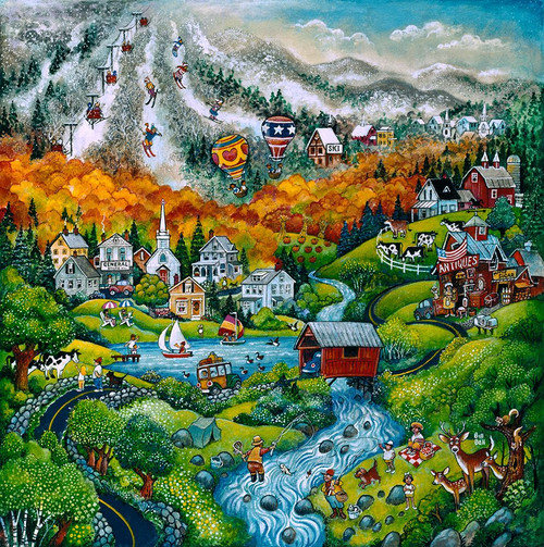 Country Spring Poster Print - Bill Bell