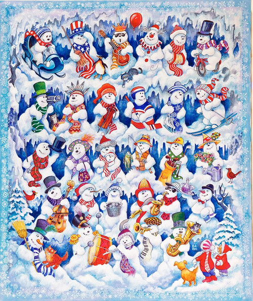 Snowfolks Poster Print - Bill Bell