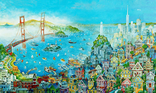 City By The Bay Poster Print - Bill Bell