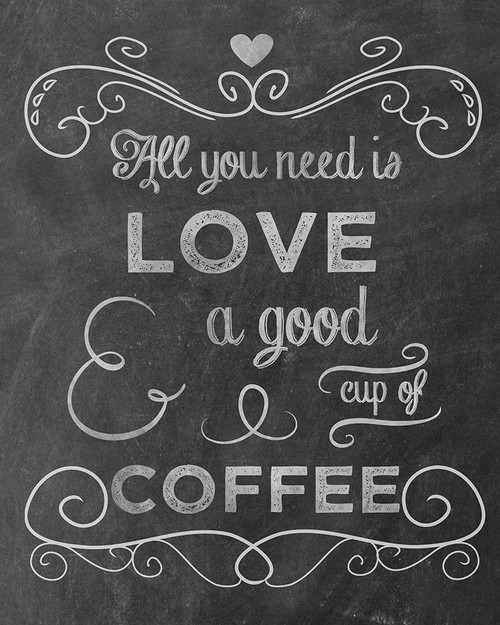 Love Coffee Poster Print - Erin Clark