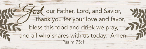 Bless This Food Poster Print - Annie LaPoint