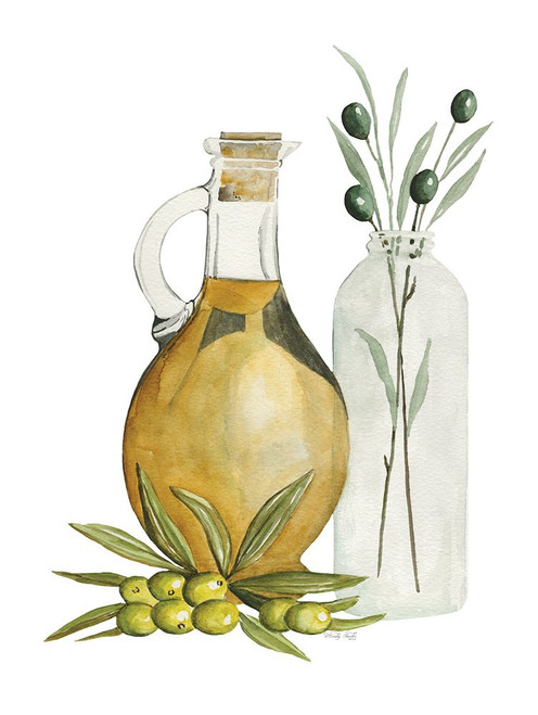 Olive Oil Jar I Poster Print - Cindy Jacobs