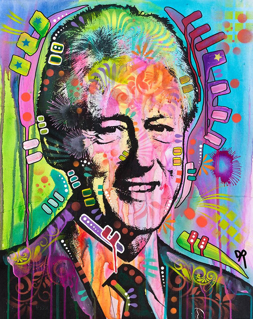 Bill Clinton Poster Print - Russo Collection Dean