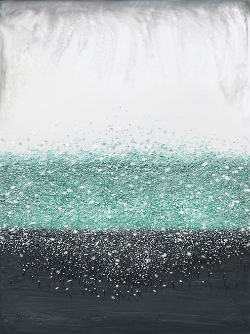 Crystal Rain Green Poster Print - Alyson Storms