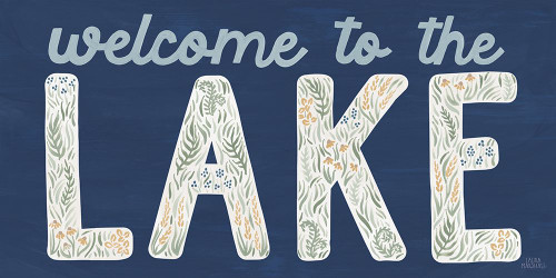 Lakeside Days IX Blue Poster Print - Laura Marshall