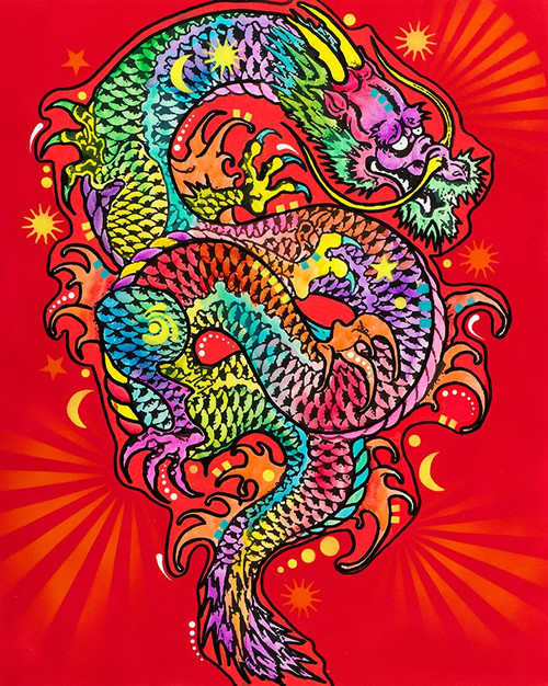 Red Dragon Poster Print - Russo Collection Dean