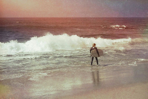Surfer in the Mist Poster Print - GST