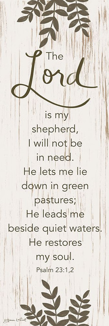 The Lord is My Shepherd Poster Print - Annie LaPoint