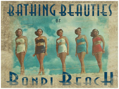 Bathing Beauties of Bondi Beach Poster Print - GST