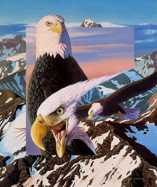 Screaming Eagles Poster Print - Graeme Stevenson