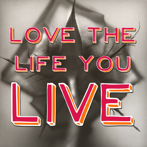 Love the Life You Live Poster Print - Studio SEA