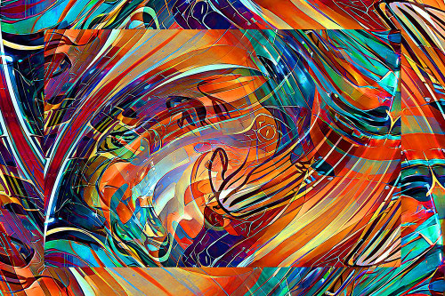 Musical Glass and Musical Glass 3 Poster Print - David Manlove