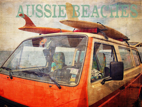 Aussies Beaches Poster Print - GST