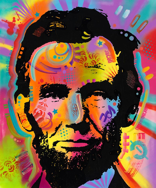 Abraham Lincoln Out of My mind Poster Print - Russo Collection Dean
