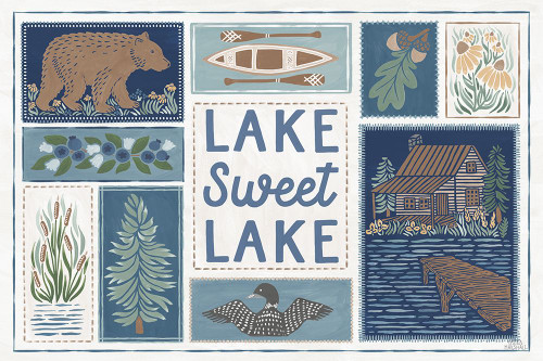 Lakeside Days VI Poster Print - Laura Marshall
