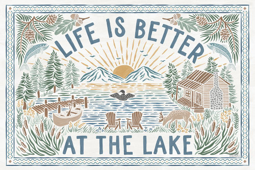 Lakeside Days I Poster Print - Laura Marshall