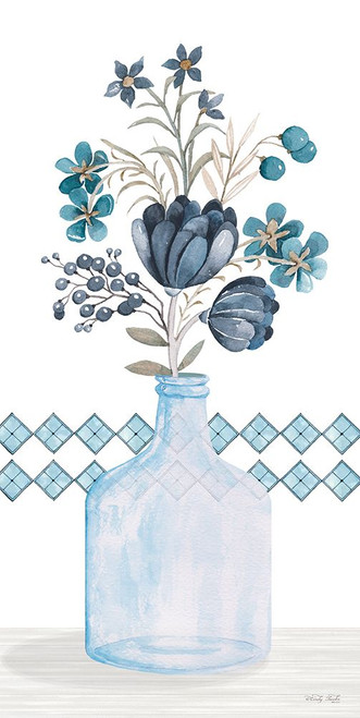 Blue Mums Poster Print - Cindy Jacobs Blue Mums Poster Print - Cindy Jacobs