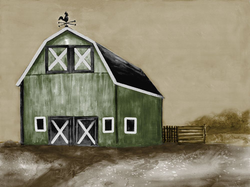 Relaxing Barn V2 Poster Print - Doris Charest